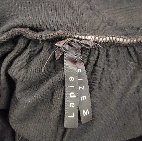 Women's Black Halter Dress Sz M - Picture 3 of 4